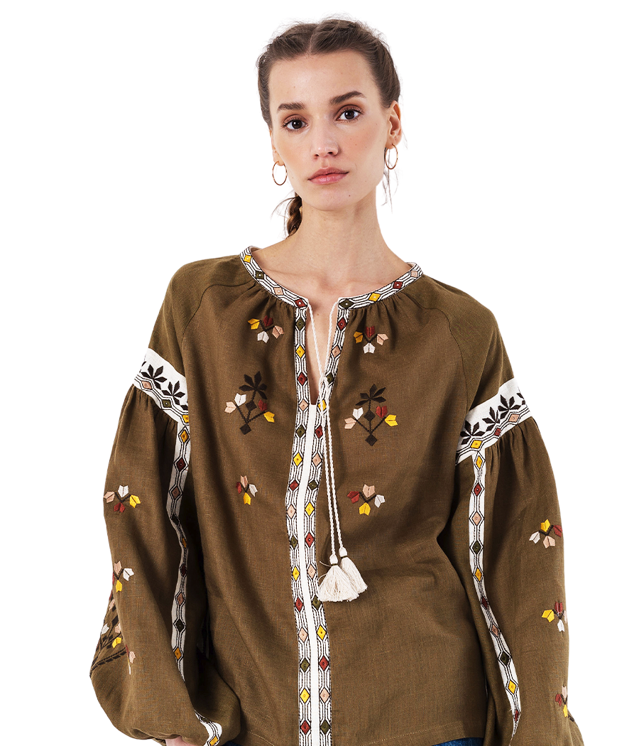 Women`s embroidered shirt "Vytynanka"